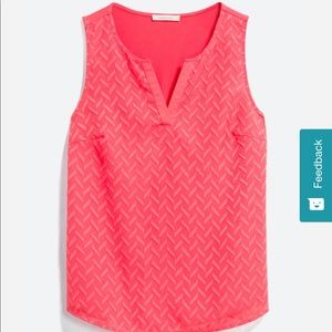 NWT Coral V-Neck Tank Top